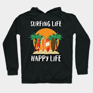 SURFING LIFE - HAPPY LIFE Hoodie